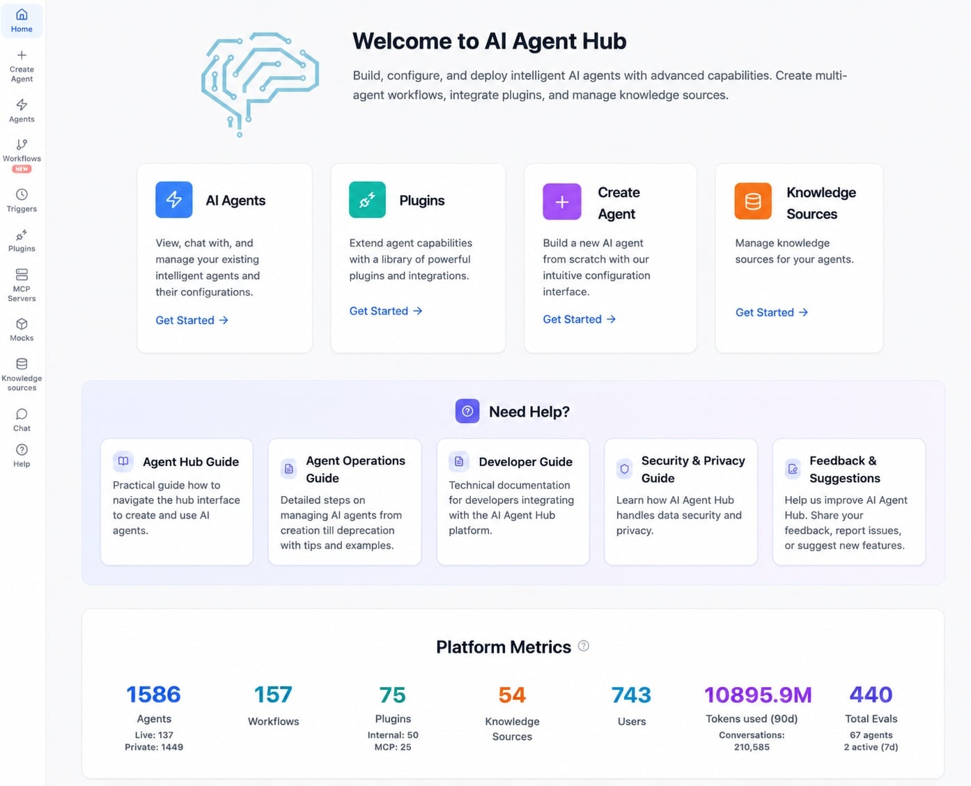 Agent Hub UI